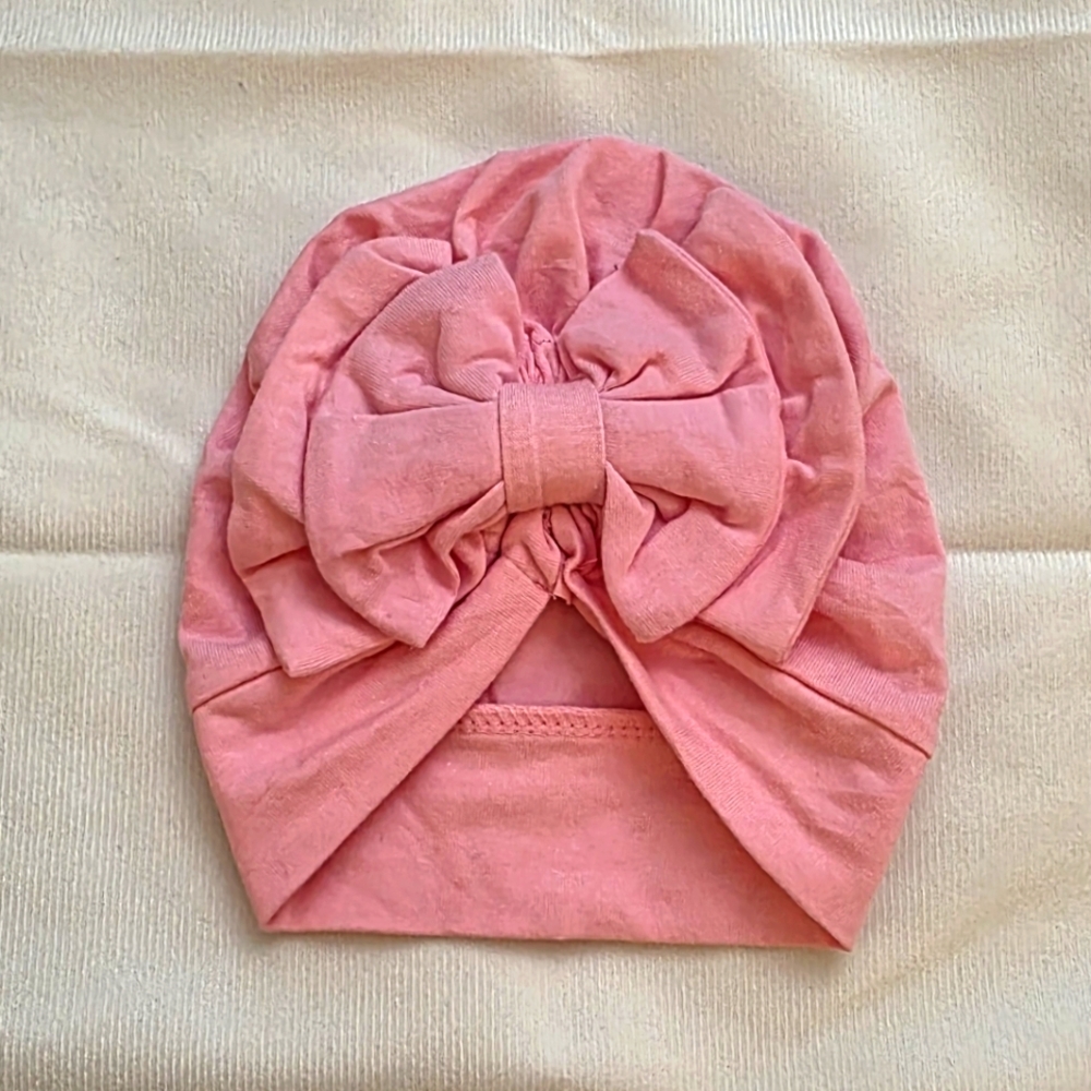 EUC Girls Turban Baby Cap Headwear